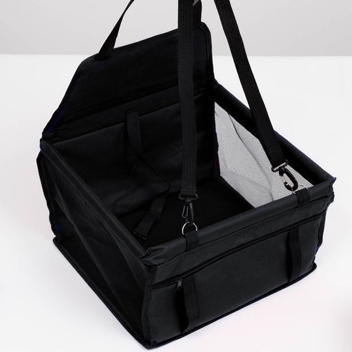 Автокресло для животных 40*30*25 см, чёрное - Пижон фото 3