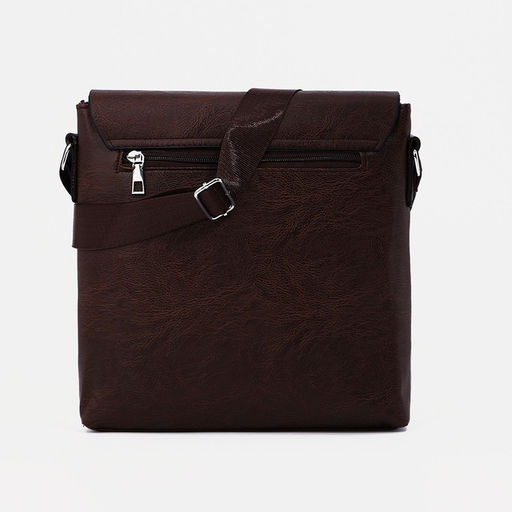Сумка мужская, цвет коричневый - Simaland фото 4