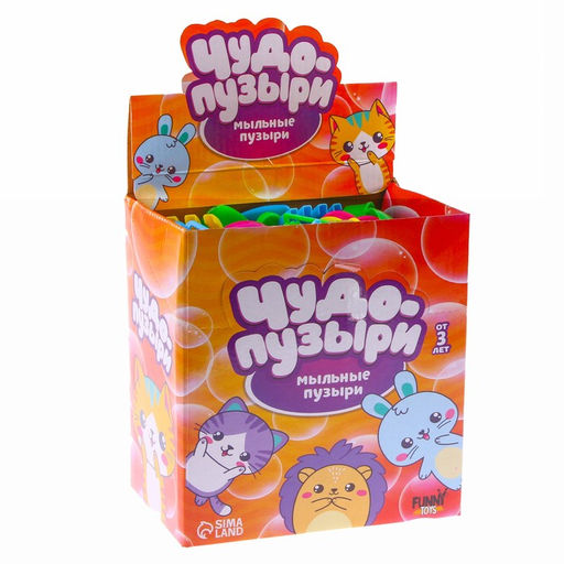 Цена за 24 шт. Мыльные пузыри Цветные инструменты, 25 мл, МИКС - Funny toys фото 6