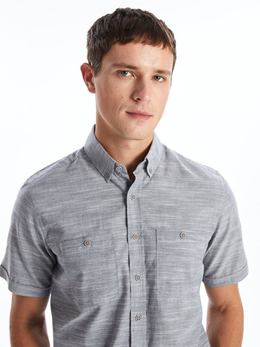 Regular Fit K?sa Kollu Erkek G?mlek