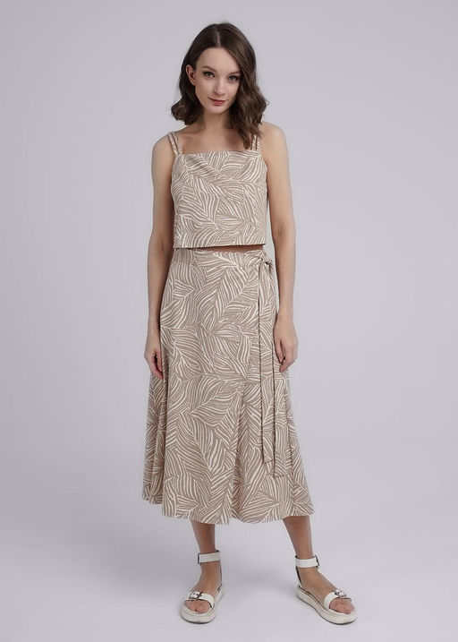 CLE Майка жен. укор. 246569/144ззн т.бежевый/св.бежевый - Clever wear фото 2