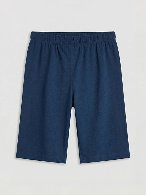 Bask?l? ?eritli Erkek ?ocuk Pijama ?ortu