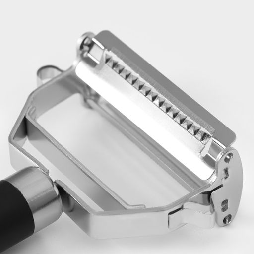 Овощечистка Доляна Venus, 21 см, нержавеющая сталь, чёрная  фото 4