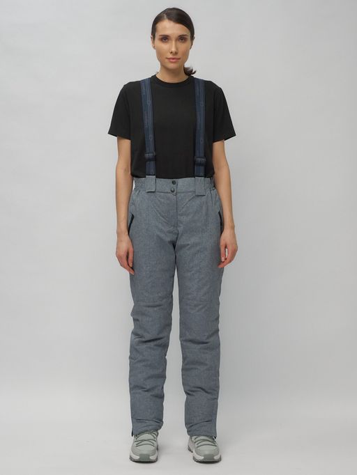 Горнолыжный костюм женский голубого цвета 02272-2Gl - Chunmai фото 17