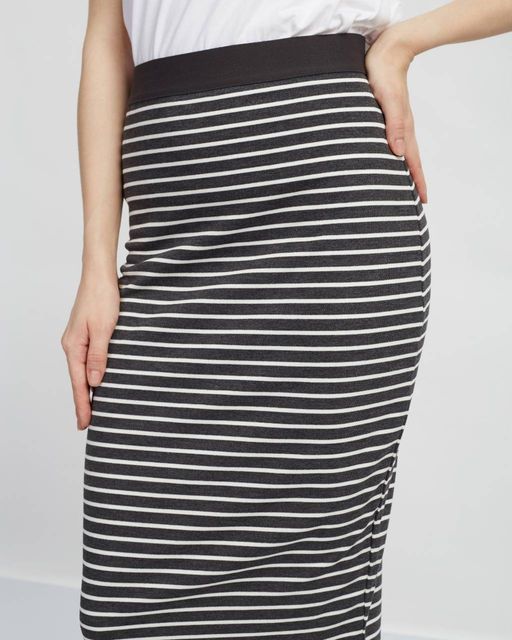 Юбка-миди в полоску - Incity фото 8