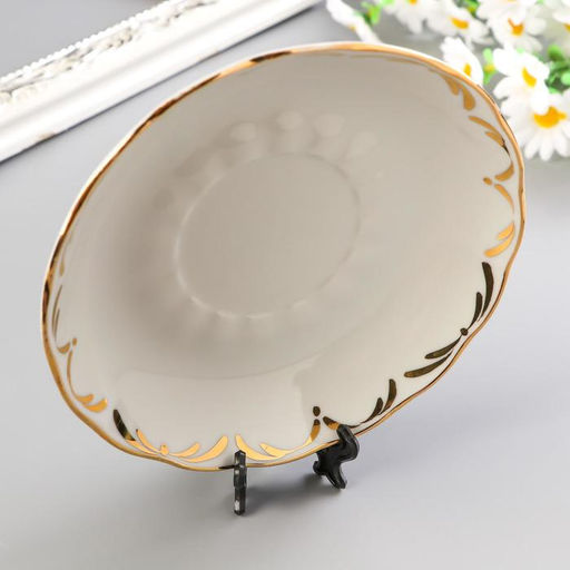 Цена за 15 шт. Подставка для тарелок d=7-10 см Greta, пластик, 7.5 см, чёрная