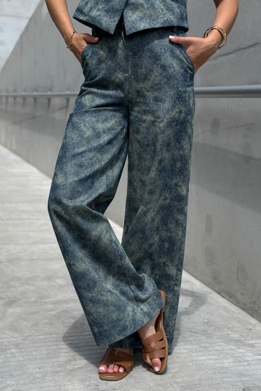 Брюки PRATA S037-Р синий