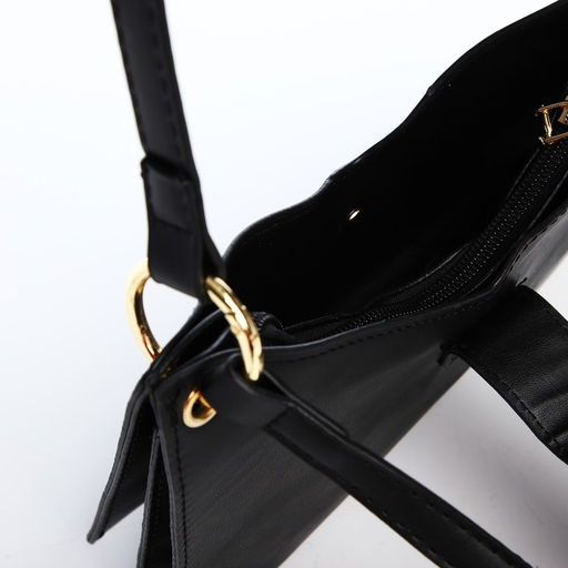 Сумка-мессенджер на молнии, цвет чёрный - Simaland фото 8