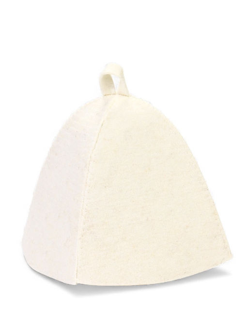 Шапка для бани и сауны «Силён, умён, в бане закалён», полиэфир, шерсть