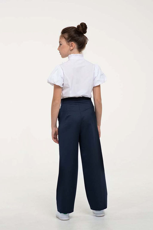 Синие брюки для девочки Mooriposh, модель 0425