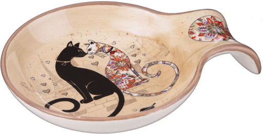 Подставка под ложку Парижские коты 15*11,5*2,5 см. 358-1908 - Арти-м фото 3