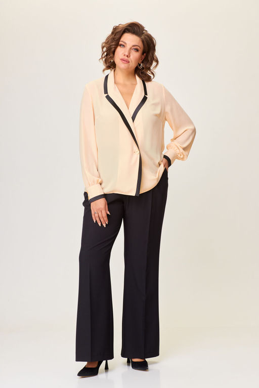 Костюм Anastasia Mak 1259 кремовый  фото 48