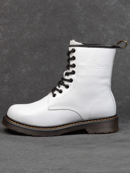 04-10072004 WHITE Ботинки зимние женские (натуральная кожа, натуральный мех) - Фабричный китай фото 9