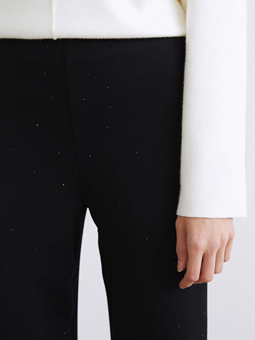 Beli Lastikli Ta?l? Kad?n Pantolon