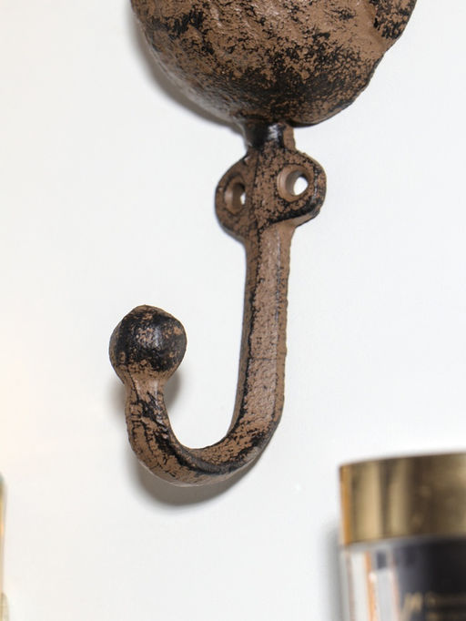 Крючок декоративный чугун "Упитанный филин" 16х7х4 см