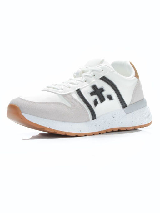 05-6026-15 WHITE/GRAY Кроссовки женские (искусственные материалы) - No name фото 6