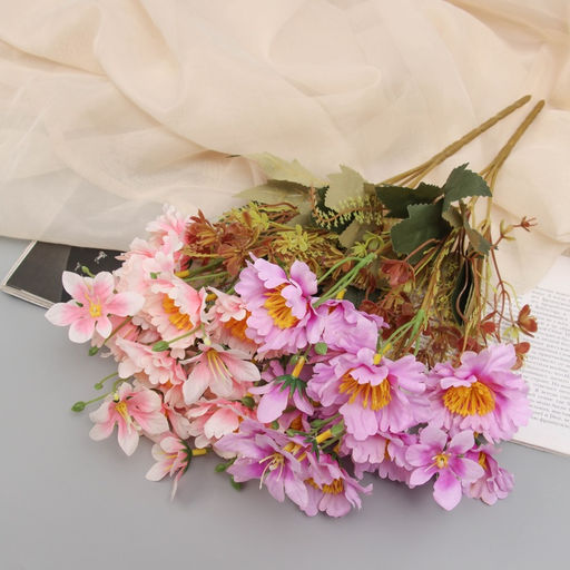 Цена за 2 шт. Букет искусственный Ясенец и миллениум, 33 см, МИКС - Simaland фото 3