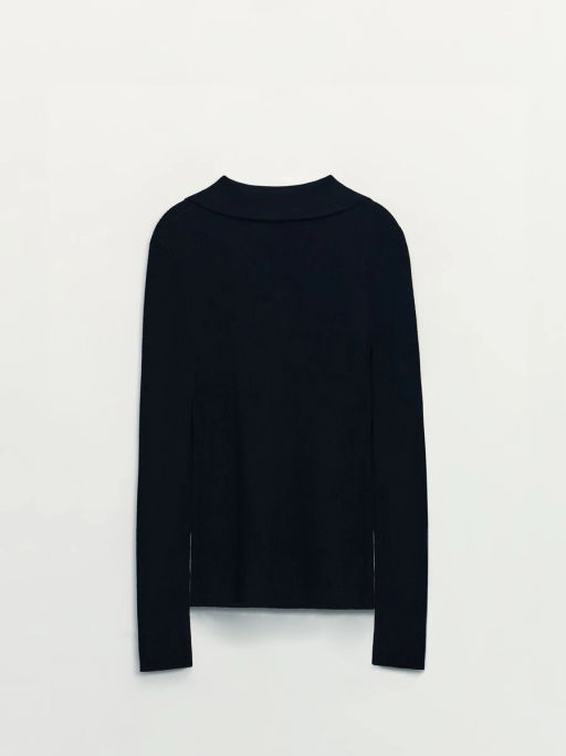 Джемпер из вискозы с отложным воротником / Zarina  фото 2