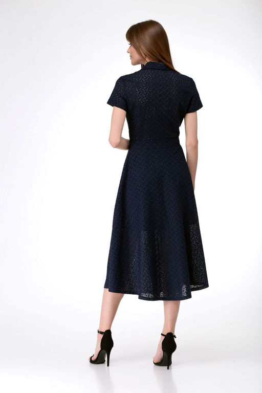 Платье AMORI 9528 синий  фото 3