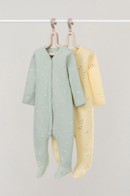 Crockid _ К 6025-2уп/маленькие овечки,поле с ромашками комбинезон (слип) яс  фото 2