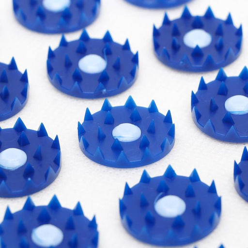 Аппликатор «Кузнецова», 144 колючки, спанбонд, 26×56 см, синий.