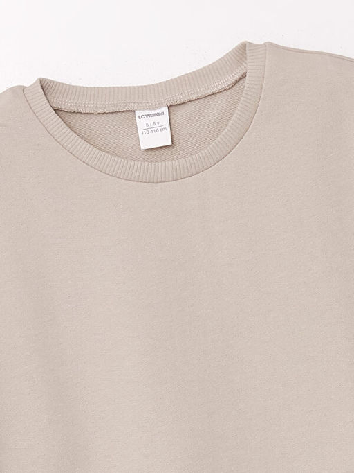 Bisiklet Yaka Uzun Kollu Bask?l? Erkek Bebek Sweatshirt - Waikiki фото 2