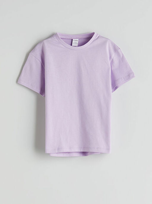 Bisiklet Yaka Basic K?z ?ocuk Ti??rt