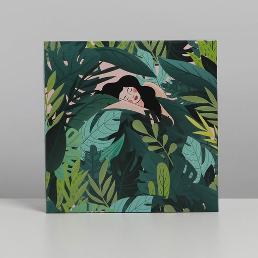 Коробка складная Тропики, 26 х 26 х 8 см - Дарите счастье фото 4