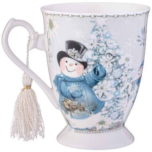 КРУЖКА LEFARD CHRISTMAS 320 МЛ СНЕГОВИК (КОР=36ШТ.)  фото 4