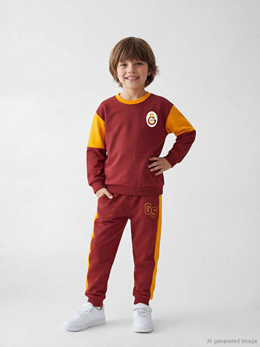 Galatasaray Bask?l? Erkek ?ocuk E?ofman Tak?m?