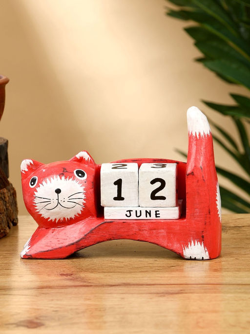 Календарь настольный Кошка, 13410 см, дерево, красный - Simaland фото 2