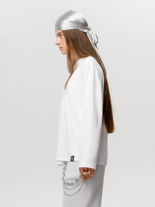 КБ 302925/белый лонгслив (футболка дл.рукав) подр