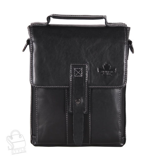 Сумка мужская кожаная кожаный 28813-1Z black  Zinimxs