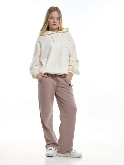 Комплект для девочки 22-7495 молочный/кофе - Mini maxi фото 5