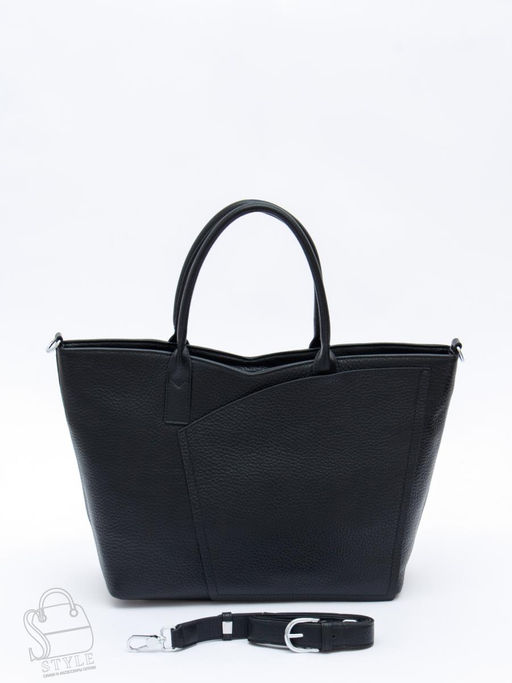 Сумка женская кожаная 1059C black Polina&Eiterou