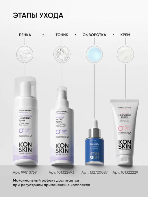 Сыворотка для лица увлажняющая - Icon skin фото 9