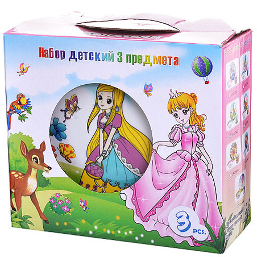 27342 Детский набор 3 пр Принцесса LR (х12) - Mayer&boch фото 3