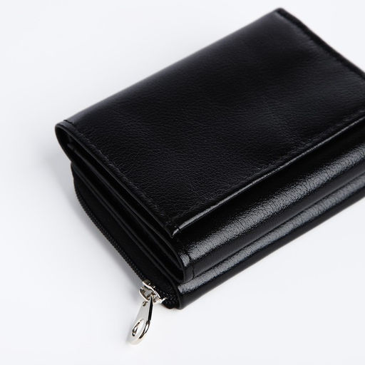 Кошелёк на кнопке, цвет чёрный - Simaland фото 3