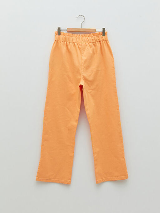 Beli Lastikli Basic Geni? Pa?a Gabardin K?z ?ocuk Pantolon - Waikiki фото 2