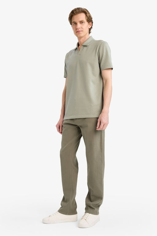 Regular Fit Chino Kanvas Pantolon - Defacto фото 2