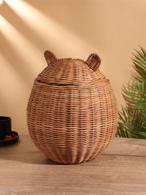 Корзина с крышкой, 252534 см, ротанг - Simaland фото 3