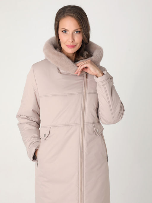 24414 Пальто бежевый - Dizzyway фото 3