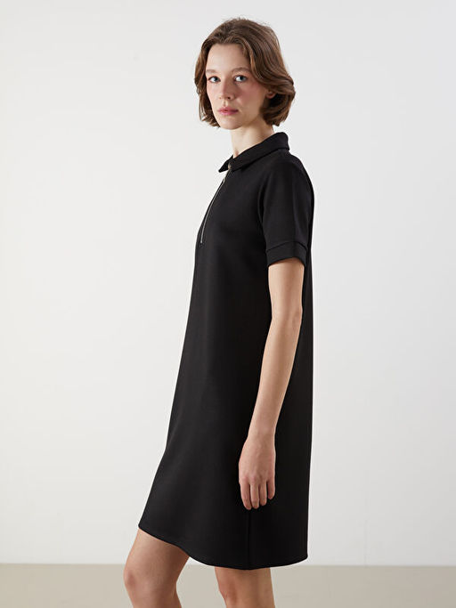 Polo Yaka Mini Elbise