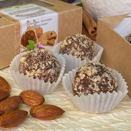 Миндальные с инжиром, конфеты ручной работы - Мариславна фото 4