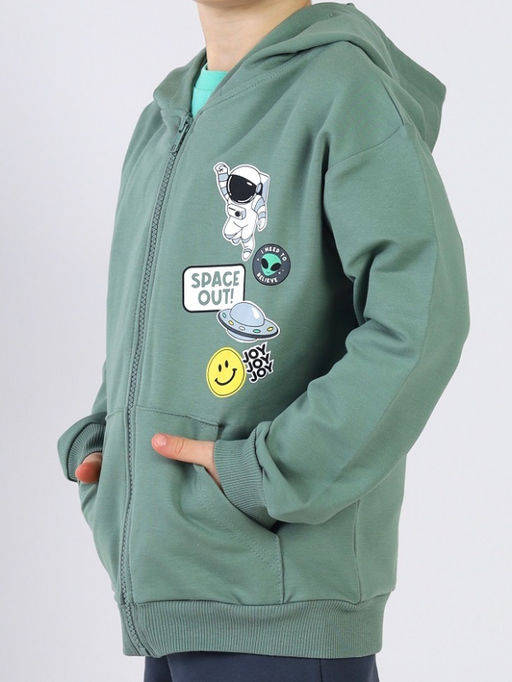 CRB wear / CSKB 64030-35-431 Толстовка для мальчика,хаки/Ex.Cherubino фото 4