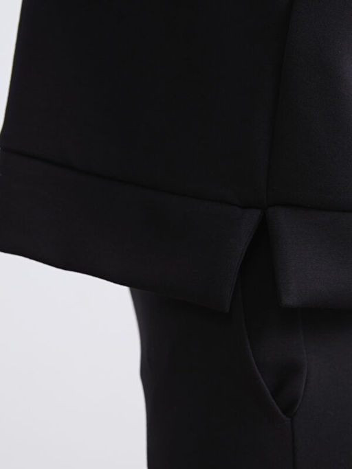 Bisiklet Yaka Oversize Kad?n Sweatshirt