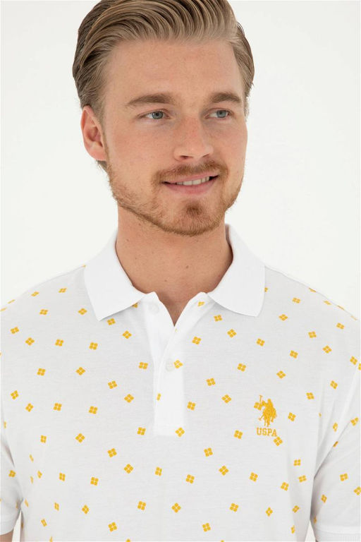 U. S. Polo Assn / Мужская шафрановая футболка - U.s. polo assn фото 2