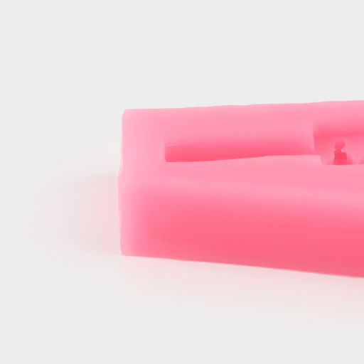 Цена за 3 шт. Молд для заливки Автомат, силикон, 13.2?5.3 см, розовый - Simaland фото 4