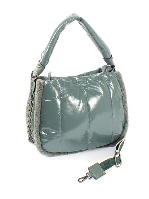 Сумка женская искусственная кожа BT-ST 0710, 1отд, плечевой ремень, зеленый SALE 258526 - Adelia фото 6
