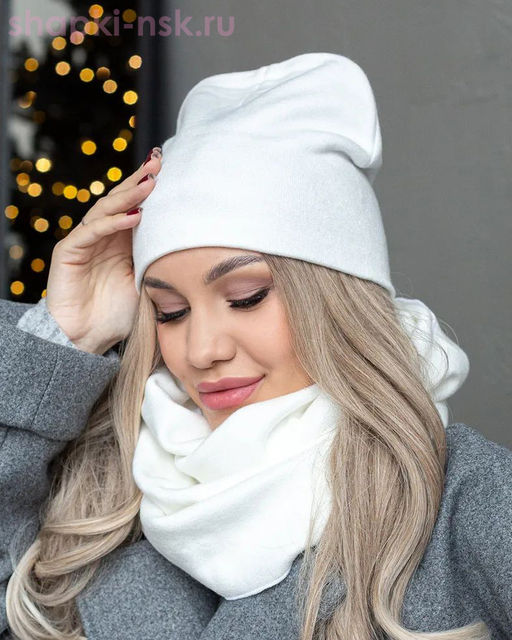 LL 3001 PL 3001 Комплект женский флис (колпак+снуд) (56-58)